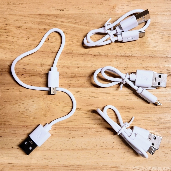 Other - Micro USB 10" Cords Set of 4 New